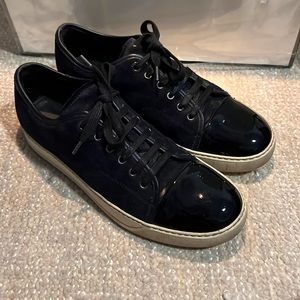 Men’s Lanvin Navy Blue Sneakers